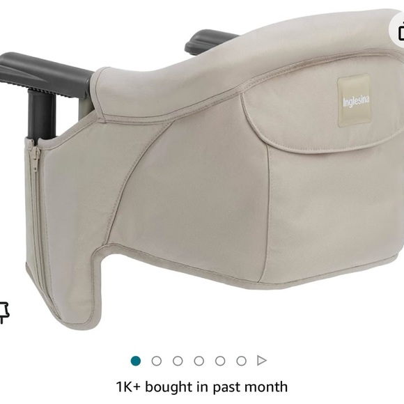 Award-Winning Baby High Chair. Portable & Foldable- Cream